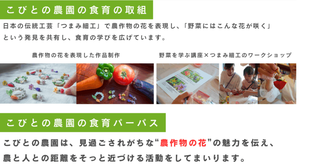 官民連携食育プラットフォーム「食育パーパス」こびとの農園