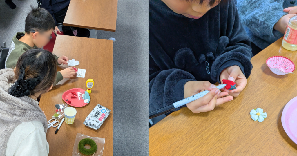 【ワークショップ実施報告】2025年12月14日（日）こびとの農園×にこにこ塾「イチゴの小さなクリスマスリース」イチゴづくり作業