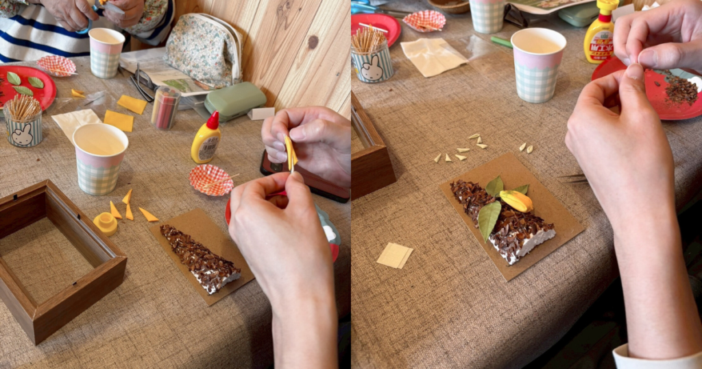 【ワークショップ実施報告】2026年2月11日（水・祝）こびとの農園×Cafe Licorice (カフェ リコリス)「カカオのフレーム」 カカオの果実をつける風景