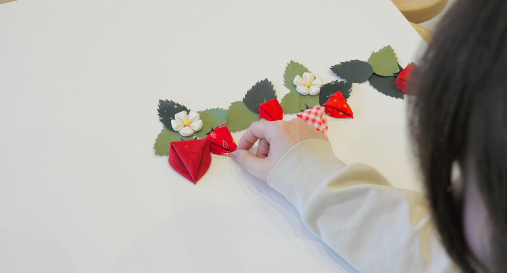 【イベント出展】2026年3月14日(土)「環境SDGs未来創造フェスティバル2026」ハギレを使って、みんなでいちご畑のアートパネルをつくろう！（大垣市ソフトピアジャパンセンタービル） イベント風景