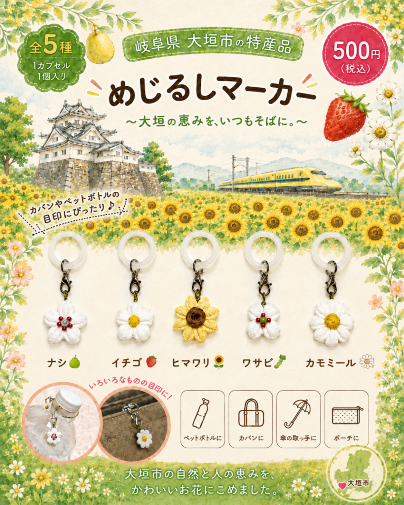 こびとの農園　めじるしマーカー　台紙
