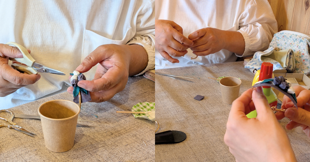 【ワークショップ実施報告】2026年6月27日(土)こびとの農園×Cafe Licorice (カフェ リコリス)「ブルーベリーのバングル」 完成組み上げ作業