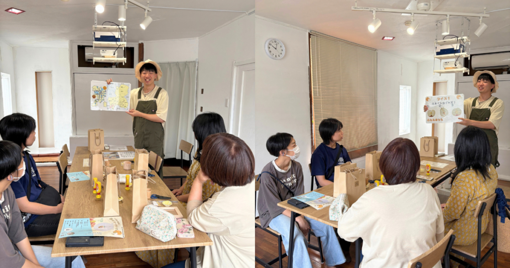 【食育講座付きつまみ細工ワークショップ実施報告】2026年9月25日(金)こびとの農園×Cafe Licorice(カフェ リコリス)「ナシのフォトフレーム」 (食育講座)
