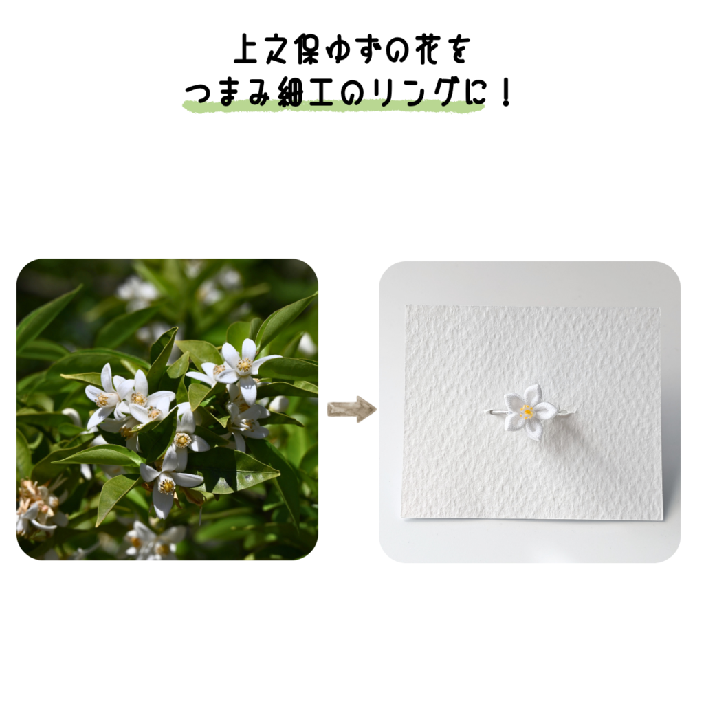 商品写真「こびとの農園の作品」上之保ゆずのリング